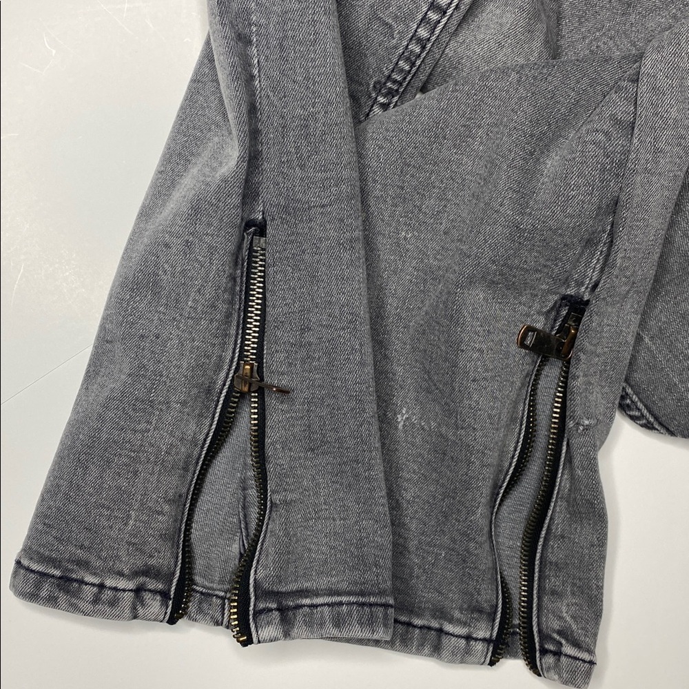 Levi's Lot 510 Grey Ankle Zip Denim Skinny’s - Picture 7 of 13